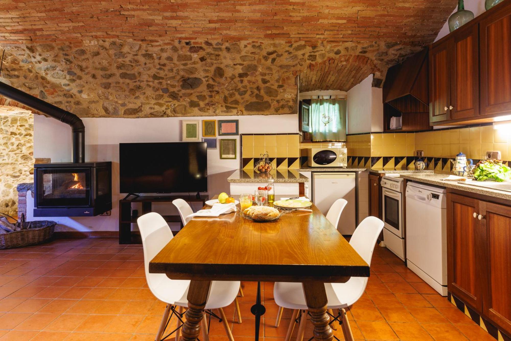 Turisme Rural - Mas Vila - Monells La Bisbal d'Emporda ภายนอก รูปภาพ